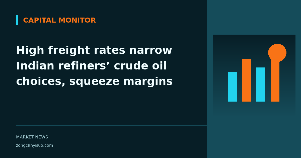 High freight rates narrow Indian refiners’ crude oil choices, squeeze margins